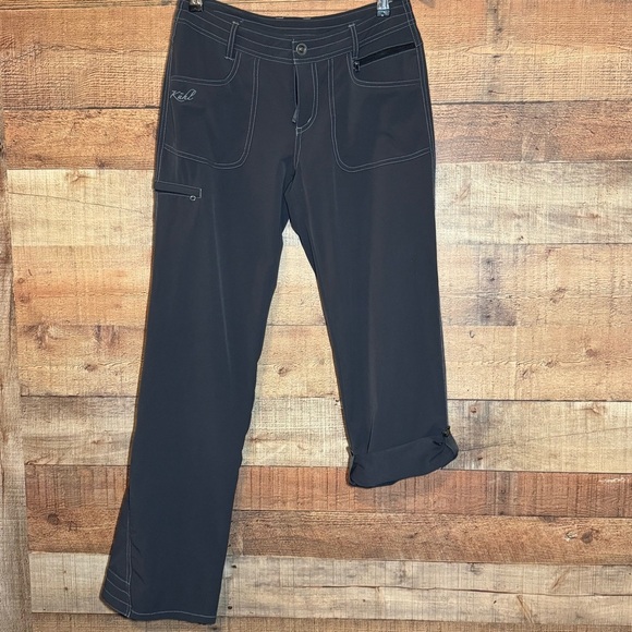 KUHL Women’s size 6 Charcoal Gray Pants Outdoorr Hiking Activewear - Picture 2 of 13